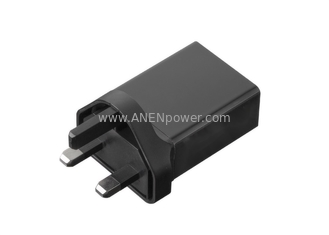 China 6W UK Plug UKCA Certified 5V 1A 1.2A Wall USB Charger 12V Plug-in AC DC Power Adapter supplier