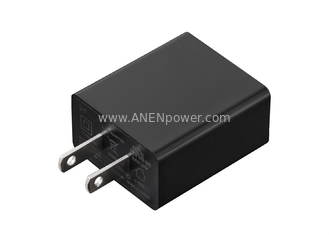 China 6W US Plug UL FCC Certified 5V 1A 1.2A Wall USB Charger 12V Plug-in AC DC Power Adapter supplier
