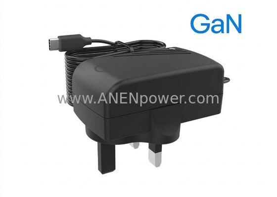 China 27W GaN USB-C PD Power Supply for Raspberry Pi 5 UK Plug 5.1V 5A Stable High Current Adapter for Development Boards supplier