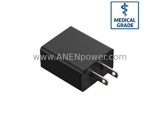 China 6W Medical Power Adapter 5V 1.2A AC DC Supply IEC 60601-1 2xMOPP for Monitoring Devices supplier