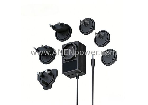 China 15W Multi-Plug AC/DC Adapter, 5V 3A Power Supply for LED Strips, Mini Electronics supplier