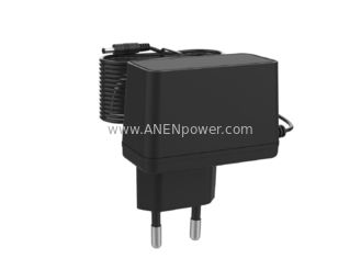 China IEC/EN 62368 GS CE Certified 12V 2A AC DC Adapter 24V 1A Wall Transformer 18V 1.2A EU Plug Power Supply supplier