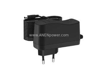 China 6W Max EU Plug CE GS Certified 4.2V 6V 8.4V Lithium / Lead-Acid Battery Charger 12.6V 14.5V Power Supply supplier