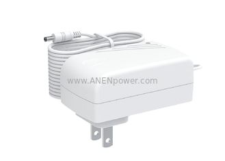 China USA Plug IEC/EN 61347 UL FCC Certified 5V 9V AC Adapter 12V Wall Transformer 18V 24V 36V Power Supply supplier