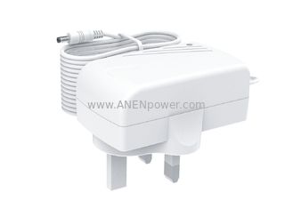 China UK Plug IEC/EN 61347 UKCA Certified 5V 9V AC Adapter 12V Wall Transformer 18V 24V 36V Power Supply supplier
