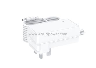 China UK Plug IEC/EN 61347 UKCA Certified 18V 36V LED Driver Power Supply 12V 5V 9V 24V Wall Mount AC DC Adapter supplier