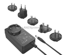 China EN/IEC 61347 Certifeid 36W Max Interchangeable Plug SMPS 12V 24V 48V AC DC Adapter 5V 36VMode Power Supply supplier
