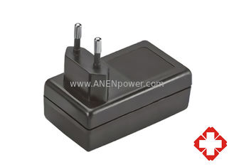 China 36W SMPS Medical AC Adapter 5V 12V 24V IEC/EN 60601 CE GS Certified EU Plug Power Supply supplier
