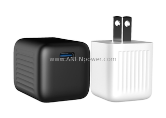 China UL FCC certified US plug 20W GaN Power Adapter 5V 3A, 9V 2.22A 12V 1.67A USB-C PD Charger supplier