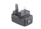 6W UKCA Certified UK 5V DC 1000mA 100-240v AC 50/60hz Power Supply Adapter Charger Plug 3pin supplier