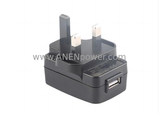 UKCA Certified 6W UK Plug Power Supply Adapter - 5V 1000mA (1A) AC DC Charger (100-240V 50/60Hz, 3-Pin) supplier