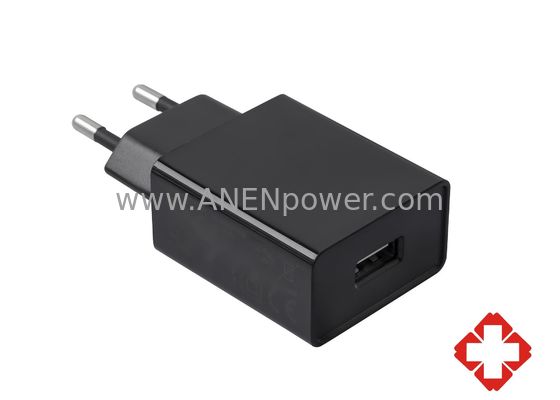EN 60601 Certified Medical USB Charger 5V 1A 2A 2.4A EU Plug for Blood Glucose Diabetes Monitoring Devices supplier