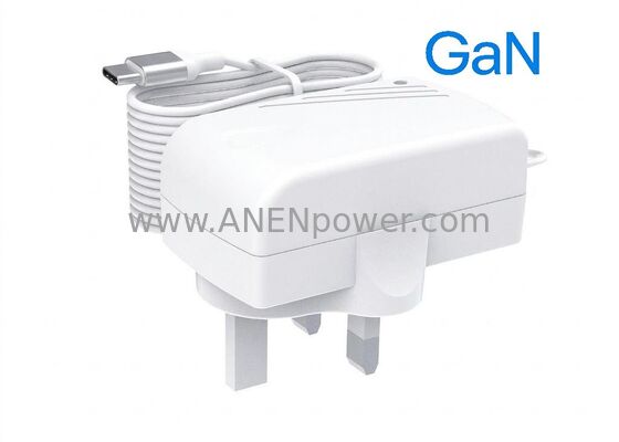 27W GaN USB-C PD Power Supply for Raspberry Pi 5 UK Plug 5.1V 5A Stable High Current Adapter for Development Boards supplier