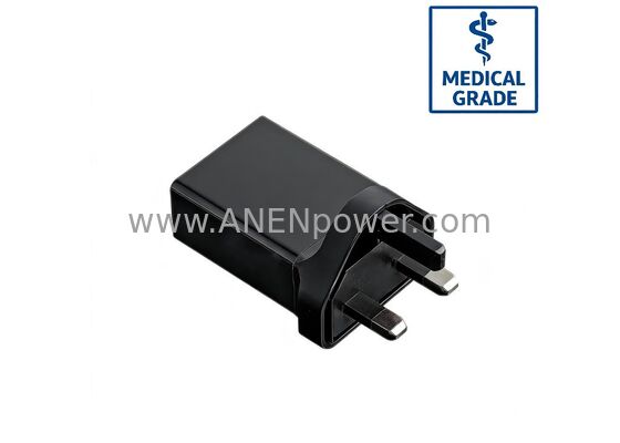 5W Medical AC DC Power Adapter 5V 1A IEC 60601-1 2xMOPP Wall Plug for Portable Healthcare Devices supplier