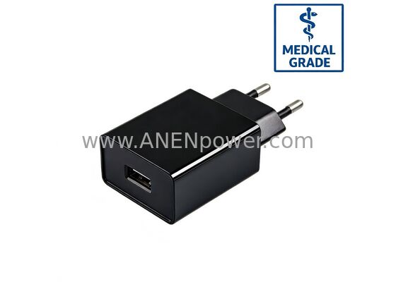 UL/IEC 60601 UL FCC certified 5V 2A AC Adapter, 5V 1A Medical USB Chargers with US Plug supplier