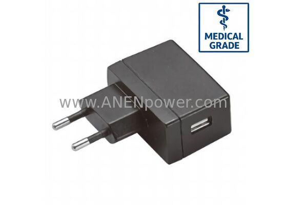 12W Medical Power Adapter 5V2.4A / 24V0.5A IEC60601 Certified Low Leakage Current supplier