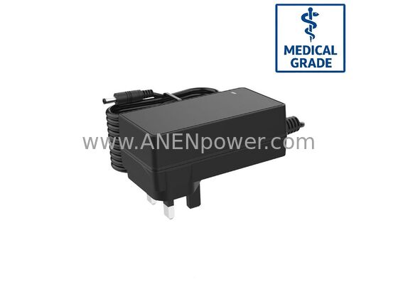 IEC/EN 60601 certified 24W Max EU Plug 12V 9V Medical AC Adapter 5V 24V 36V Switching Power Supply supplier
