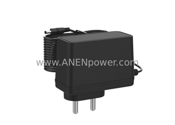 BIS Certified 24W India Plug AC DC Adapter - 12V 2A / 24V 1A Vertical Switching Power Supply supplier