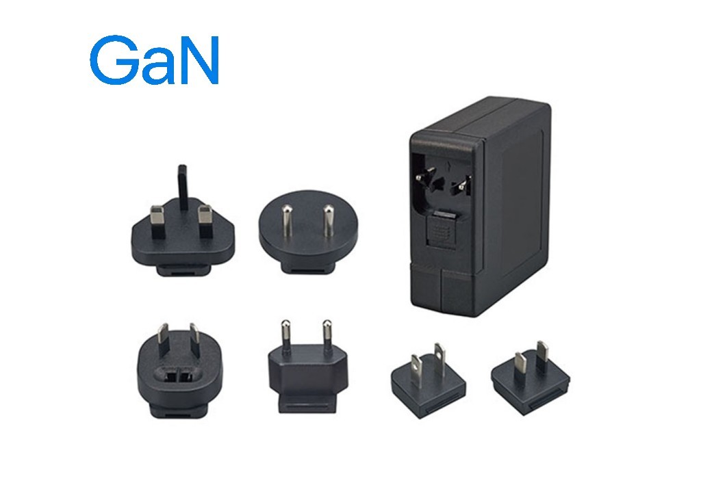60W GaN AC Adapter, 24V 2.5A USB-C Power Supply for Mini PC and ...