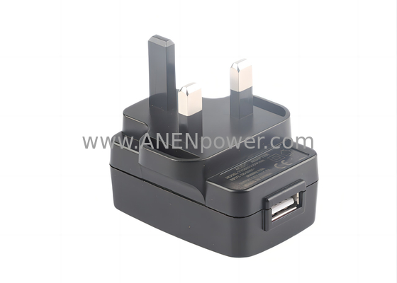 UKCA Certified 12W Max AC/DC Power Adapter - 5V 2A, 5V 2.4A, 9V 1.33A, 12V 1A, 24V 500mA UK Plug Switching Power Supply