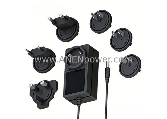48W Universal AC/DC Adapter, 12V 4A, 24V 2A Power Supply for Industrial Automation