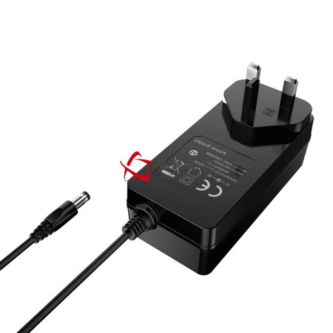 19V 12V 48V 24V 65W Max UK Plug Wall Power Adapter With CB GS RoHS , Level VI